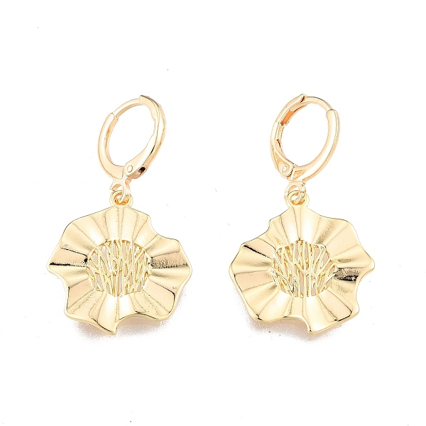 

PandaHall Brass Flower Dangle Leverback Earrings for Women, Cadmium Free & Nickel Free & Lead Free, Real 18K Gold Plated, 33.5mm, Pin: 1mm...