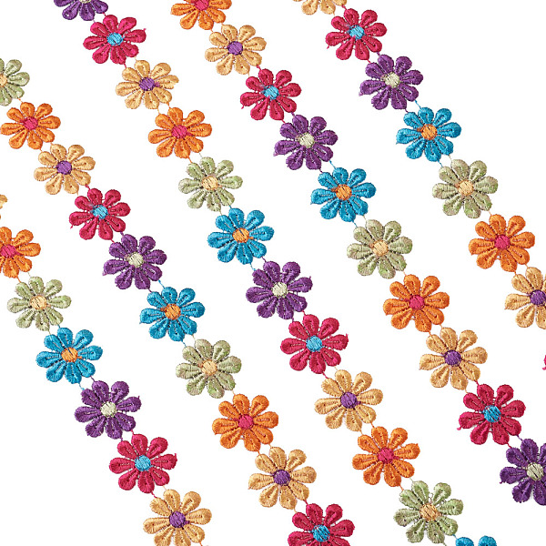 Colorful Polyester Lace Trim