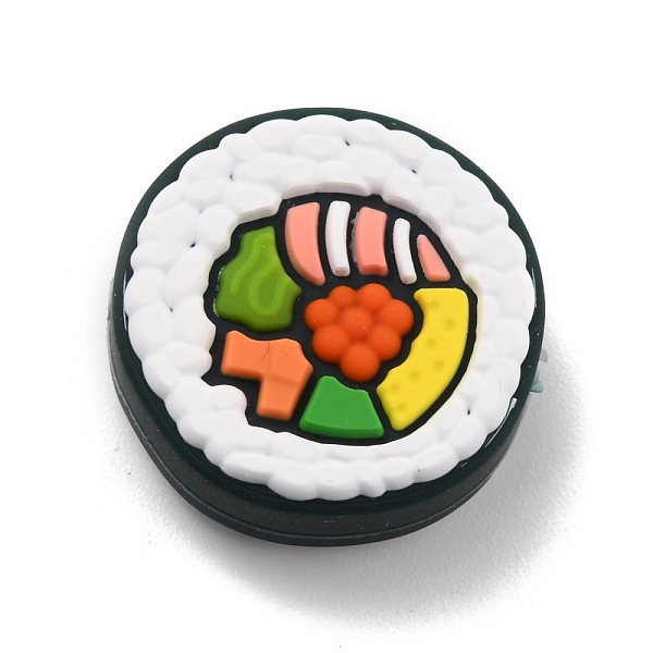 

PandaHall Food Grade Eco-Friendly Silicone Focal Beads, Chewing Beads For Teethers, DIY Nursing Necklaces Making, Sushi, Colorful, 22x8mm...