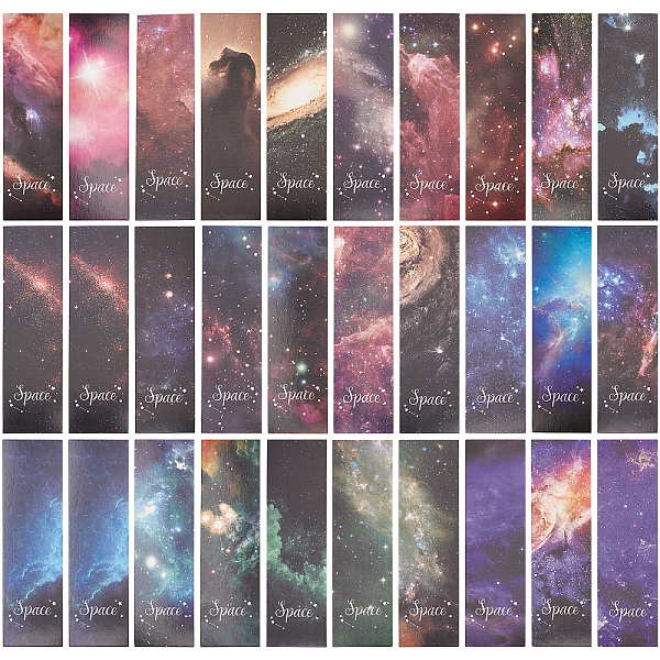 PandaHall GORGECRAFT 1 BOX 30PCS Bookmarks Aesthetic Galaxy Bookmarks Cool Space Starry Sky Bookmarks Vintage Style Clip in Bookmark Page... PandaHall GORGECRAFT 1 BOX 30PCS Bookmarks Aesthetic Galaxy Bookmarks Cool Space Starry Sky Bookmarks Vintage Style Clip in Bookmark Page...