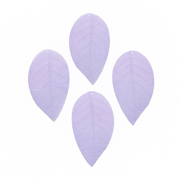 

PandaHall Polyester Organza Fabric Big Pendants, For DIY Jewelry Making Crafts, Leaf, Medium Purple, 40x23mm, Hole: 0.5mm Polyester Leaf...