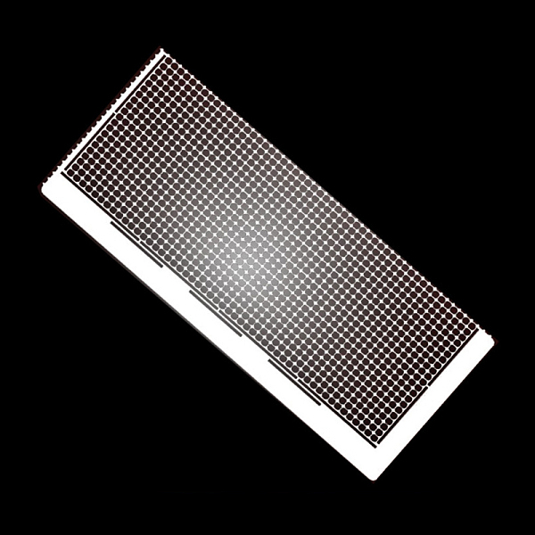 

PandaHall 201 Stainless Steel Diamond Painting Rulers, Dot Drill Tool, with 1020 Blank Grids, Stainless Steel Color, 158x72mm, The Distance...