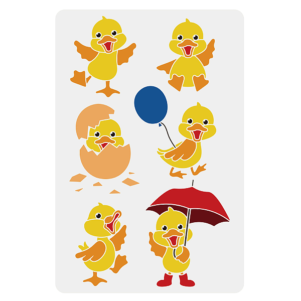 

PandaHall MAYJOYDIY Duck Stencils Large Duck Drawing Template 15.7×23.6inch Reusable Craft Stencils Smooth Flexible Durable Scrapbooking...