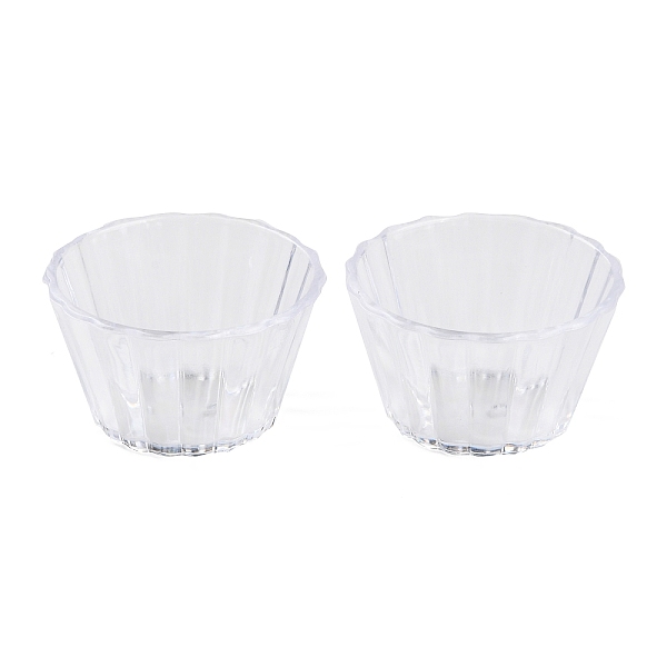 ミニプラスチック模擬エッグタルトカップ