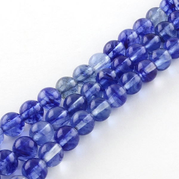

PandaHall Blue Watermelon Stone Glass Beads Strands, Round, 6mm, Hole: 1mm, about 62pcs/strand, 15.7 inch Other Watermelon Stone Glass Round