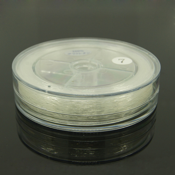 

PandaHall Elastic Crystal Thread, Clear, 0.7mm, about 59.05 yards(54m)/roll TPU Round Clear
