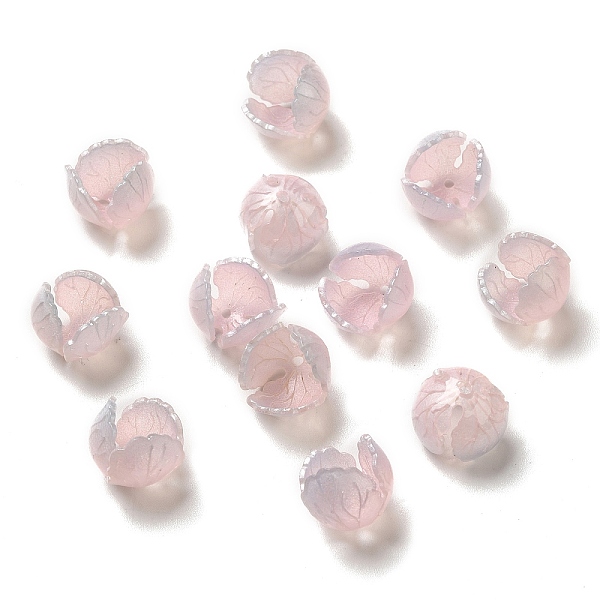 

PandaHall Flower Bead Cap, for DIY Jewelry Making, Pink, 13~15x11~13mm, Hole: 1~1.4mm Acrylic Pink