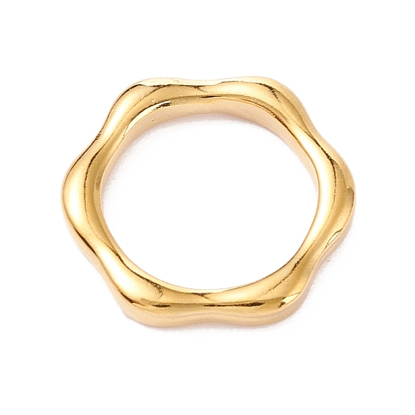 

PandaHall Vacuum Plating 304 Stainless Steel Linking Rings, Ring, Golden, 15x13.5x2mm, Inner Diameter: 10.5x10mm 304 Stainless Steel Ring