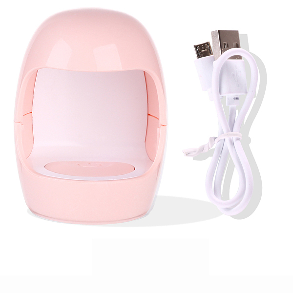 PandaHall 5V ABS Plastic Portable Nail Dryer, LED UV Lamp for A Single Finger Curing Nail, Gel Polish Fast-Dry, Support USB Charge, With...