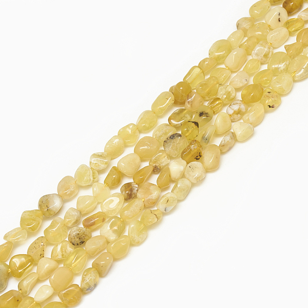 

PandaHall Natural Yellow Opal Beads Strands, Tumbled Stone, Nuggets, 4~15x4~8x3~7mm, Hole: 1mm, about 40~70pcs/strand, 15.7 inch Yellow Opal...