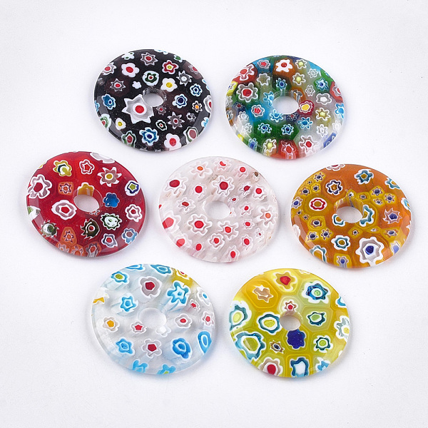 Handgefertigte Murano Millefiori-Anhänger