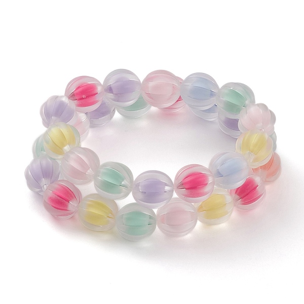 

PandaHall Mother's Day Jewelry, Mother and Daughter Bracelets Sets, Transparent Acrylic Beads Stretch Bracelets, Frosted, Bead in Bead..., Multicolor