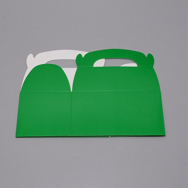 Solid Color Paper Fold Cakes Boxes