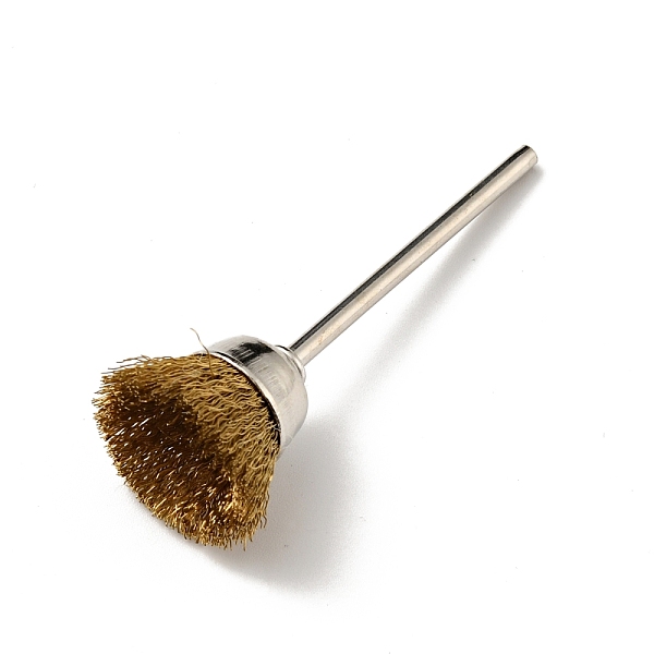 

PandaHall Multifunctional Copper Wire Polishing Brushes, with Iron Axis, for Metal, Jade, Glass, Jewelry, Platinum & Golden, 5.1x0.2cm Iron