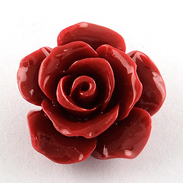 

PandaHall Dyed Flower Synthetical Coral Beads, FireBrick, 15x8.5mm, Hole: 1mm Synthetic Coral Flower Red