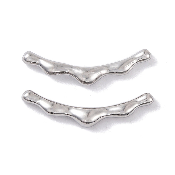 

PandaHall Brass Beads, Bar, Platinum, 8x30x4mm, Hole: 0.8mm Brass Others