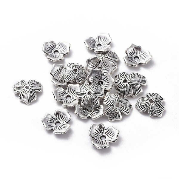 

PandaHall Tibetan Style Alloy Bead Caps, Lead Free & Cadmium Free, Antique Silver, 11x2.5mm, Hole: 1.5mm Alloy
