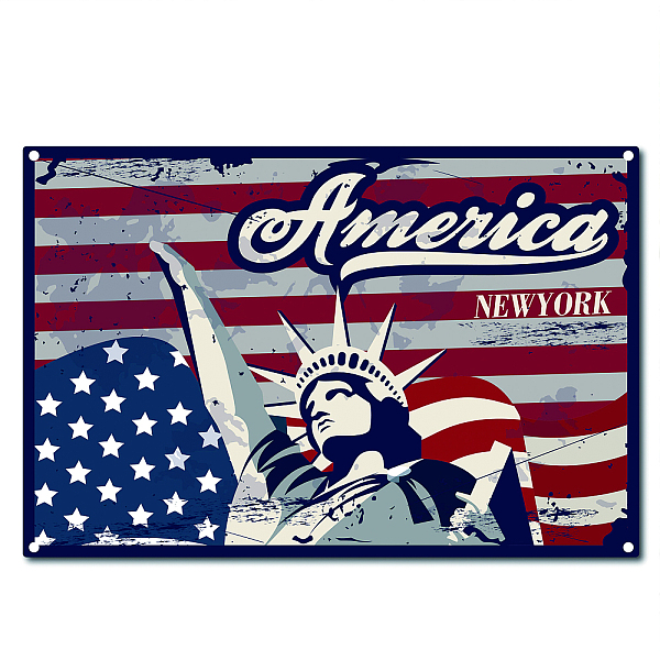 

PandaHall Vintage Metal Tin Sign, Wall Decor for Bars, Restaurants, Cafes Pubs, Human Pattern, 30x20cm Tinplate Human