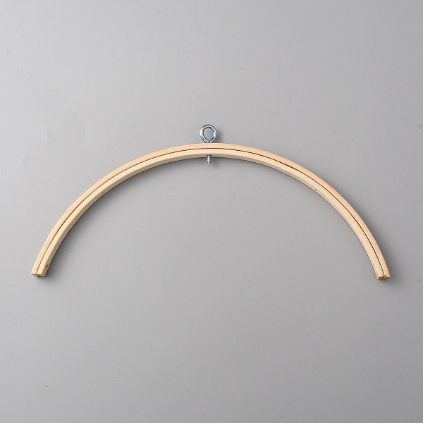 

PandaHall DIY Bamboo Wind Chime Holder, with Iron Finding, BurlyWood, 125x245x10mm, Hole: 3~10mm Iron Orange