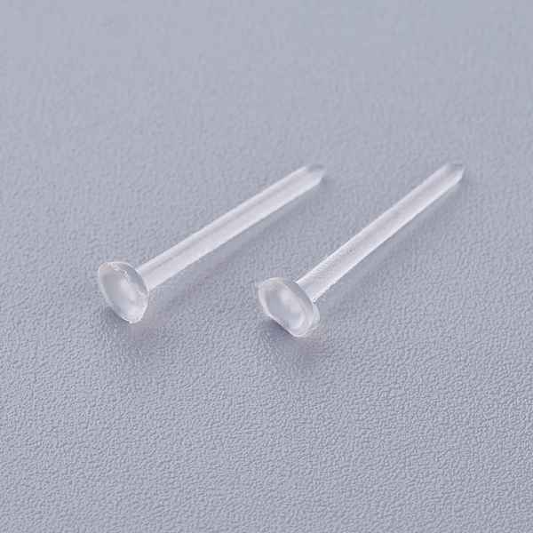 Plastic Stud Earrin… - image