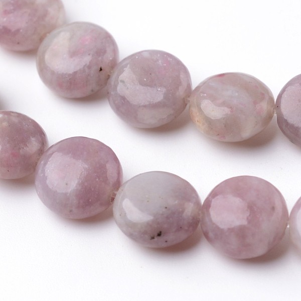 

PandaHall Dyed Flat Round Natural Pink Tourmaline Beads Strands, 8~8.5x4~4.5mm, Hole: 0.8mm, about 50pcs/strand, 15.7 inch Tourmaline Flat...