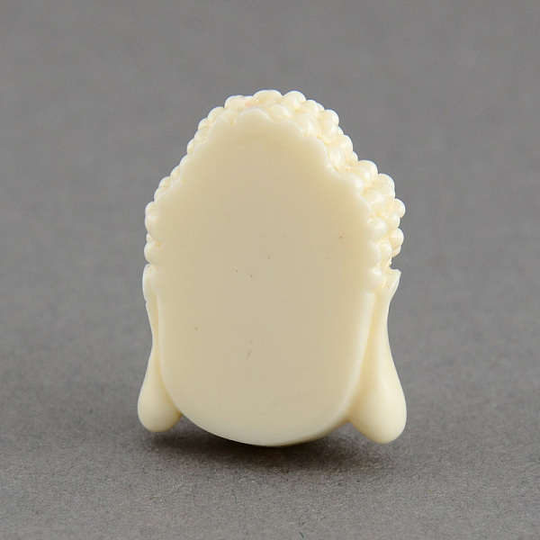 

PandaHall Synthetic Coral Beads, Dyed, Buddha Head, White, 20x15x8mm, Hole: 1.5mm Synthetic Coral Human White