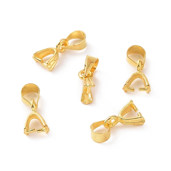 

PandaHall Iron Ice Pick Pinch Bails, Golden, 8.5mm, Hole: 3x4mm, Pin: 0.8mm Iron