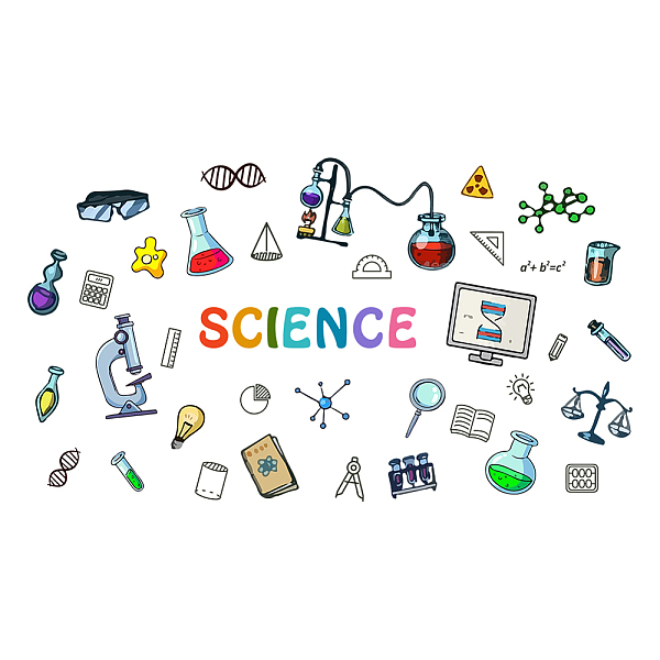 

PandaHall SUPERDANT Science Theme Wall Sticker Experimental Tools Wall Decal and Murals Teaching Tools Laboratory Decor Wall Art Sticker...