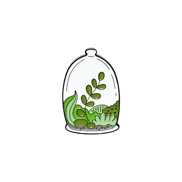 

PandaHall Creative Zinc Alloy Brooches, Enamel Lapel Pin, with Iron Butterfly Clutches or Rubber Clutches, Electrophoresis Black Color..., Green