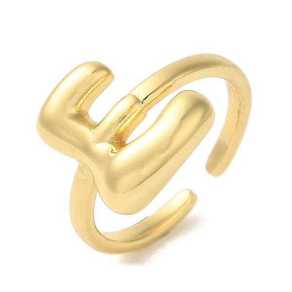 Brass Open Cuff Rin… - image