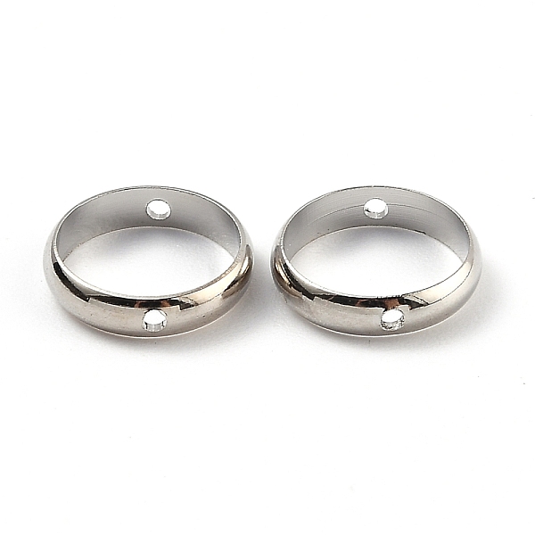 

PandaHall Brass Bead Frame, for Earrings & Hair Jewelry Accessories Bag Bead Buckle, Round Ring, Platinum, 10x2.5mm, Hole: 1mm, 8mm Inner...