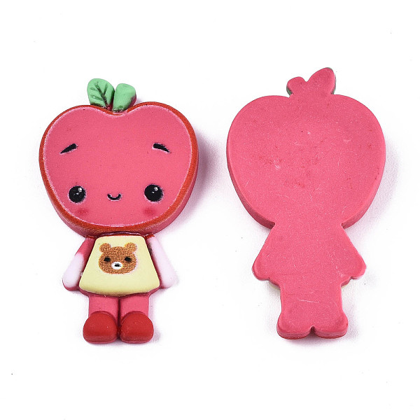 

PandaHall Resin Cabochons, Carrot Head, Deep Pink, 37x21x5mm Resin Others
