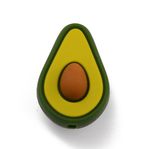 

PandaHall Food Grade Eco-Friendly Silicone Focal Beads, Chewing Beads For Teethers, DIY Nursing Necklaces Making, Avocado, Dark Olive Green...