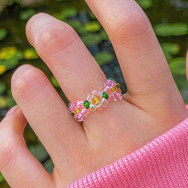 Glass Beaded Stretc… - image