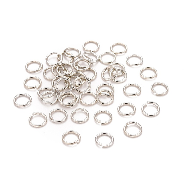 

PandaHall Brass Jump Rings, Open Jump Rings, with Smooth Joining Ends, Cadmium Free & Nickel Free & Lead Free, Platinum, 7x1mm, 18 Gauge...
