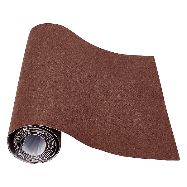 PandaHall BENECREAT 15.7x78.7(40cmx2m) Self-Adhesive Felt Fabric Dark Brown Shelf Liner for DIY Costume Making and Jewelry Drawer Box Fabric...