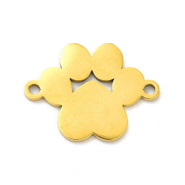 

PandaHall Ion Plating(IP) 201 Stainless Steel Connector Charms, Dog Claw Links, Golden, 14.5x19x1mm, Hole: 1.6mm 201 Stainless Steel Dog