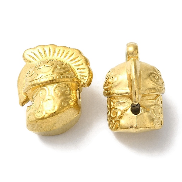

PandaHall 304 Stainless Steel Beads, Roman Gladiator Helmet, Golden, 13.5x11x9mm, Hole: 1.2mm 304 Stainless Steel Others