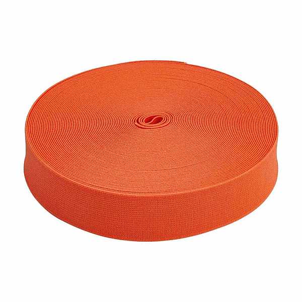 

PandaHall Ultra Wide Thick Flat Elastic Band, Webbing Garment Sewing Accessories, Orange, 30mm Elastic Fibre Flat Orange