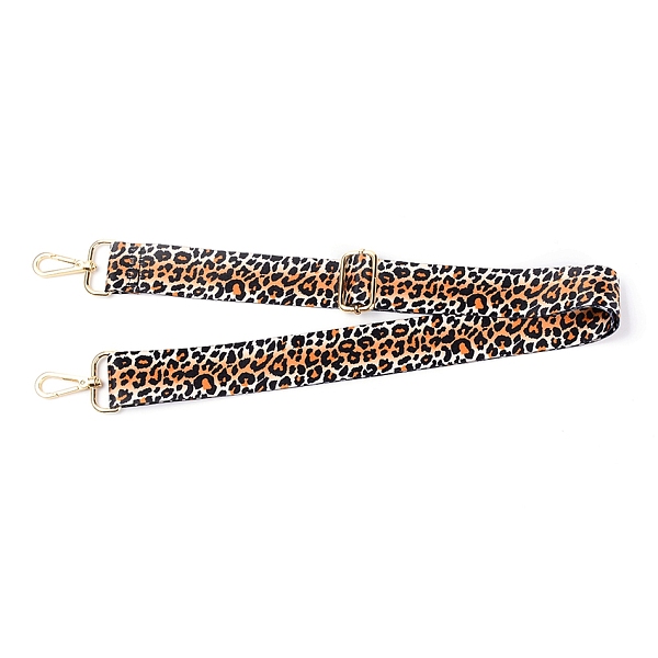 

PandaHall Polyester Adjustable Leopard Pattern Bag Strap, with Zinc Alloy Clasps, for Bag Replacement Accessories, Sandy Brown...