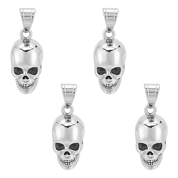Unicraftale 4Pcs 316 Surgical Stainless Steel Pendants