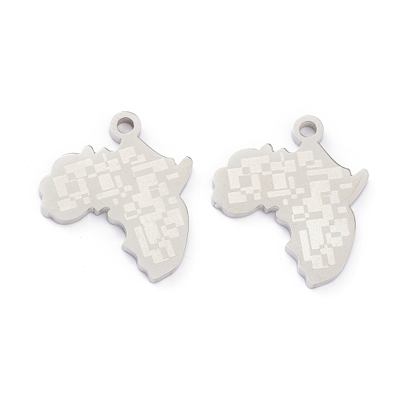 

PandaHall 304 Stainless Steel Pendants, Manual Polishing, Map of Africa, Stainless Steel Color, 14x16x1mm, Hole: 1.6mm 304 Stainless Steel...