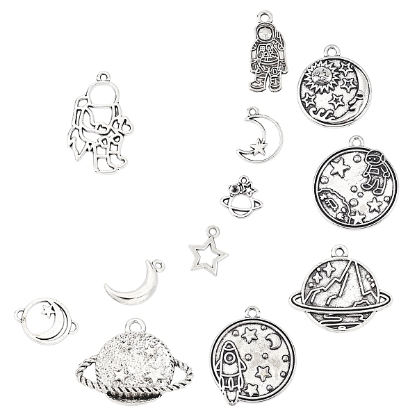

PandaHall SUNNYCLUE 96Pcs 12 Style Tibetan Style Alloy Pendants, Lead Free & Cadmium Free, Mixed Shapes, Antique Silver, 8pcs/style Alloy...