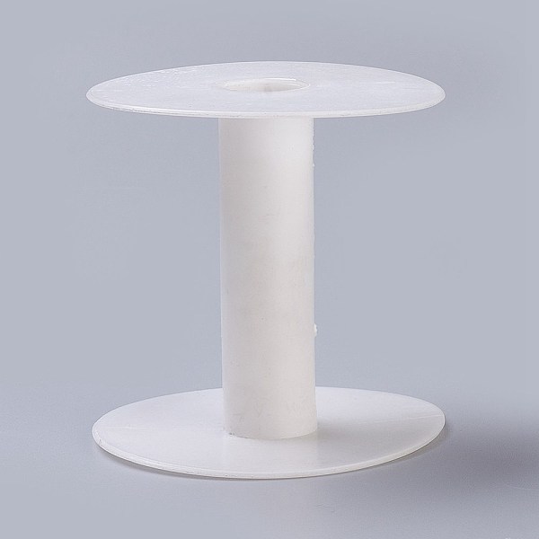 

PandaHall Plastic Spools, White, 7.1x7.1cm Plastic White
