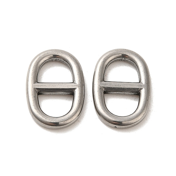 

PandaHall 304 Stainless Steel Buckle Clasps, for Webbing, Strapping Bags, Garment Accessories, Oval, Stainless Steel Color, 17.5x11.5x2.5mm...