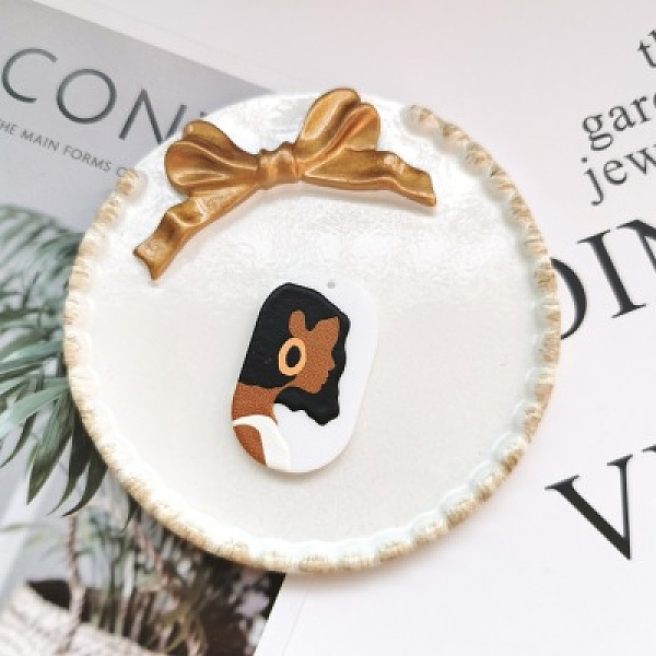 

PandaHall Resin Pendants, Oval, Colorful, 40x25mm Resin Oval