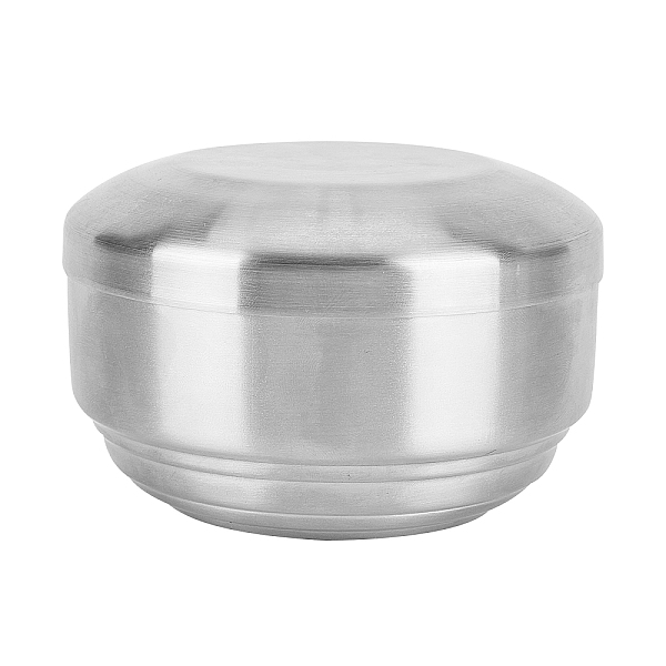 

PandaHall Stainless Steel Bowl with Lid, for Cooking, Baking & Food Storage, Stainless Steel Color, 108x70mm Stainless Steel Flat Round