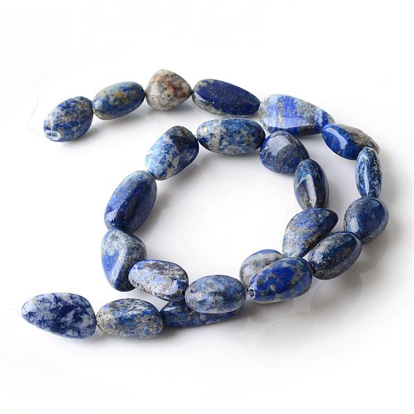 

PandaHall Synthetic Lapis Lazuli Beads Strands, Dyed, Nuggets, 13~25x10~13x6~13mm, Hole: 1.5mm, about 23pcs/strand, 16.1 inch Lapis Lazuli...