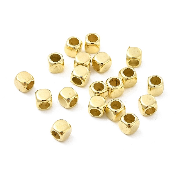 

PandaHall CCB Plastic Beads, Cube, Golden, 5x5x5mm, Hole: 3.5mm Plastic Cube