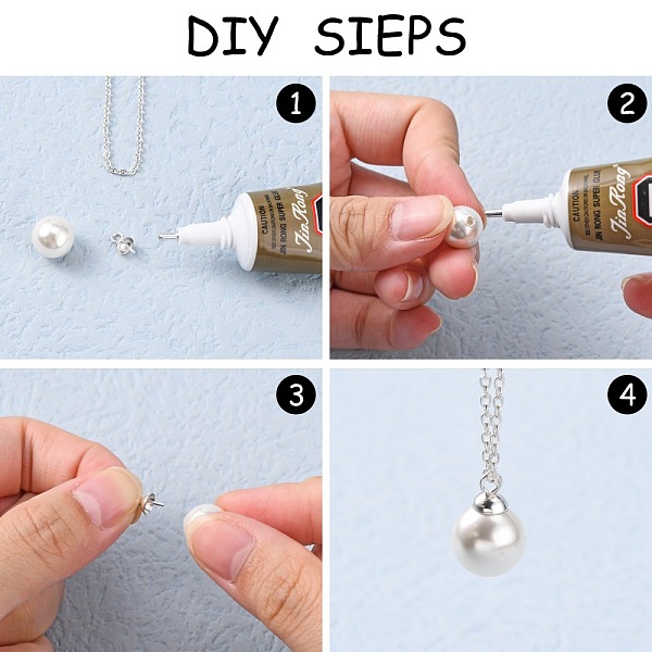 

PandaHall 304 Stainless Steel Cup Pearl Peg Bails Pin Pendants, For Half Drilled Beads, Silver, 8.5x6mm, Hole: 2mm, Pin: 0.8mm 304 Stainless...